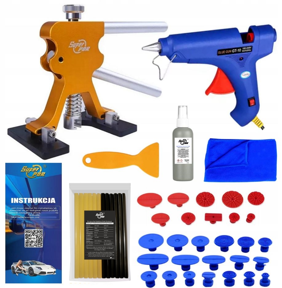 Set Pdr puller houbičky lepidlo pistole