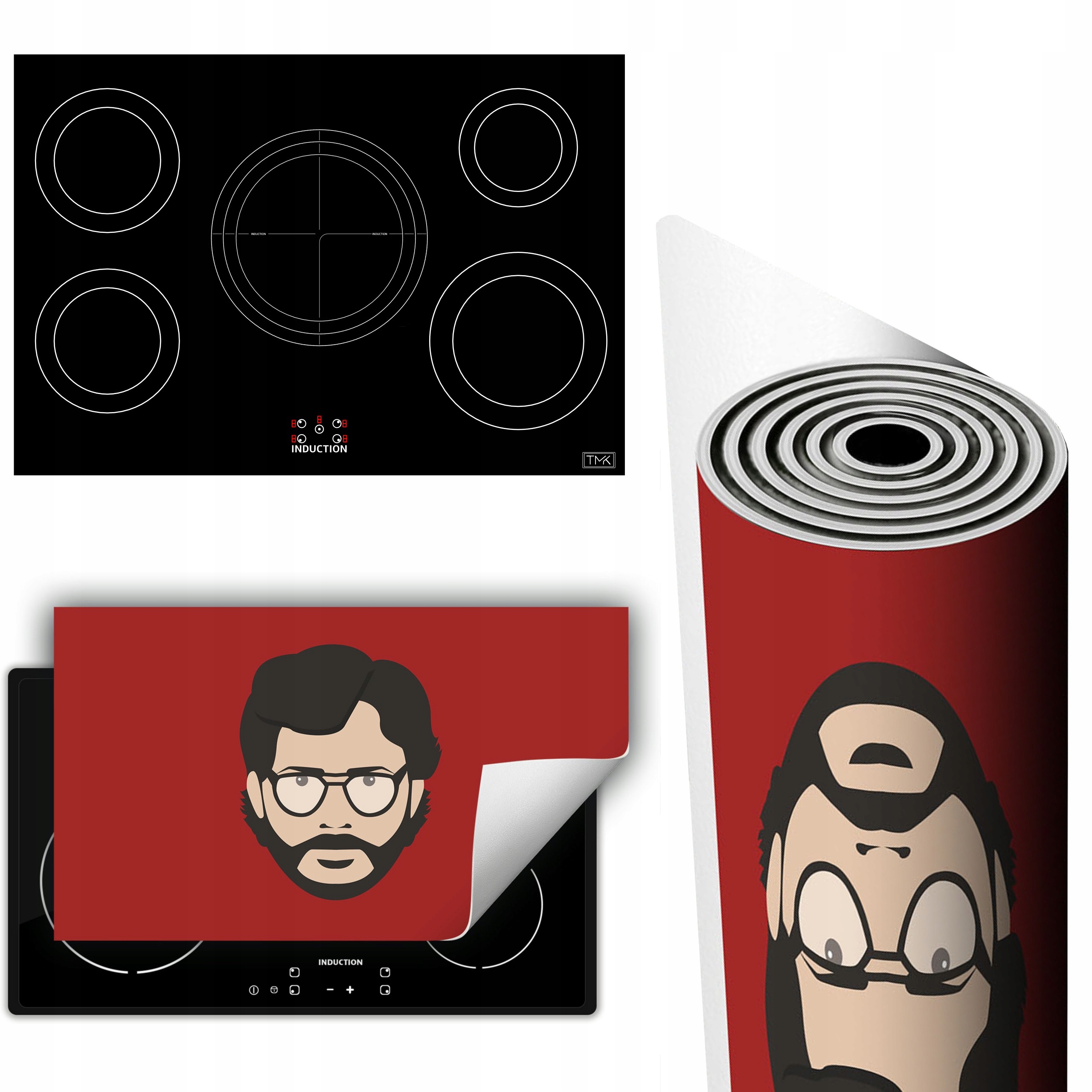 Vinylová Podložka Ochrana Kuchyňské Desky 90x52 Dům z papíru