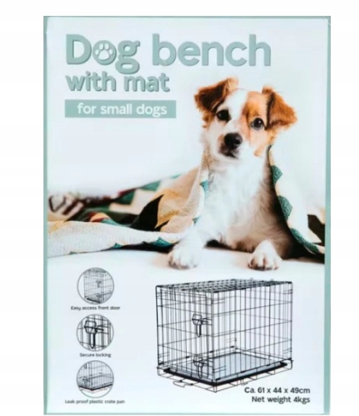 Levně Kennelová Klece Kotec Přepravka Pro Psa 61X44X49