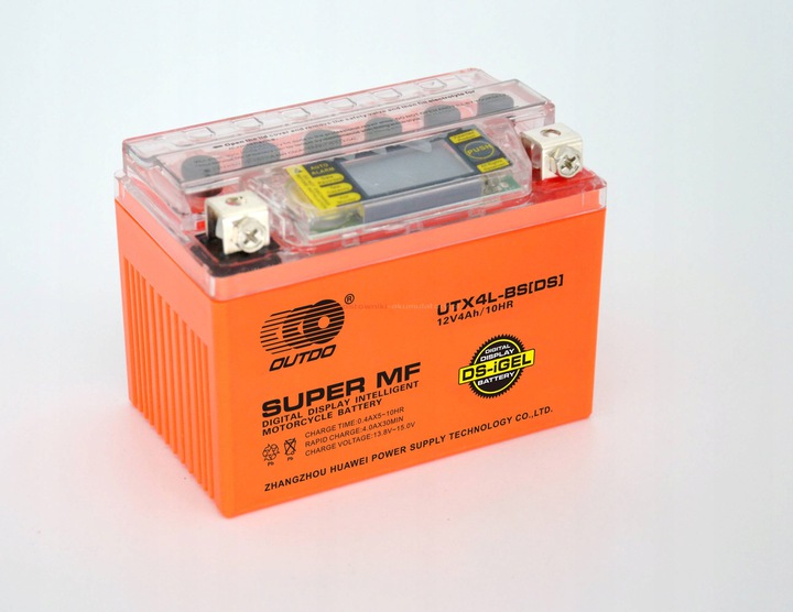 

Akumulator Zelowy 12V 4Ah YTX4L-BS LCD Skuter 2-4T