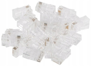 

Wtyk RJ45 przelotowy Lanberg kat5E Utp 8P8C 20szt