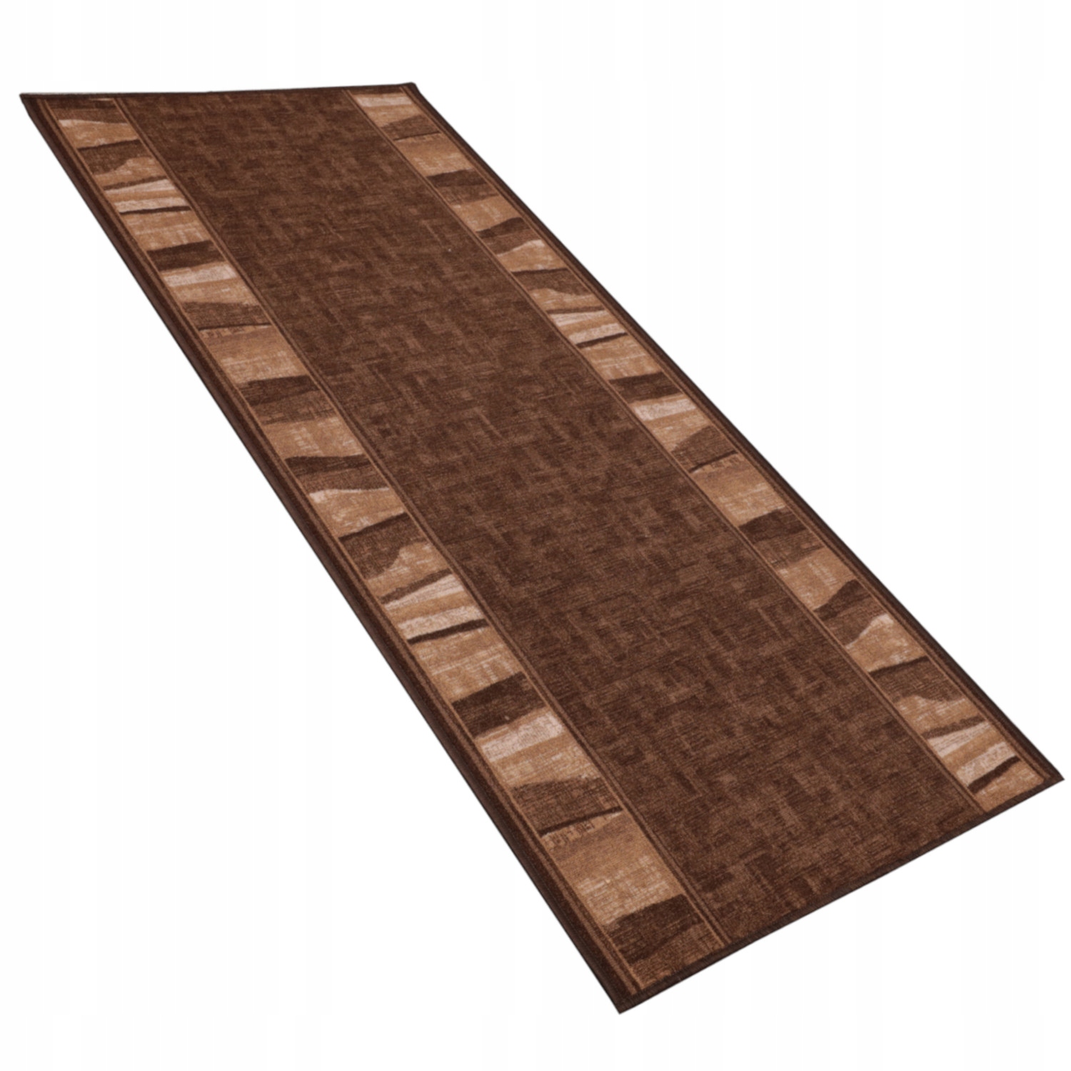 Koberec Běhoun do předsíně 100x200, protiskluzový, obšitý Zorro Brown