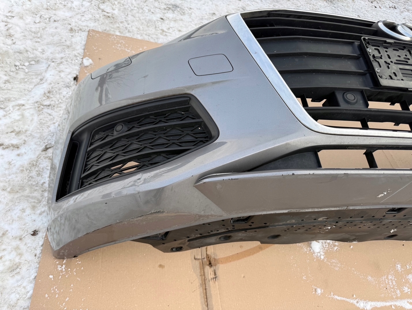 AUDI A6 C8 LZ7F bumper front front grill 4X PDC LZ7F complete