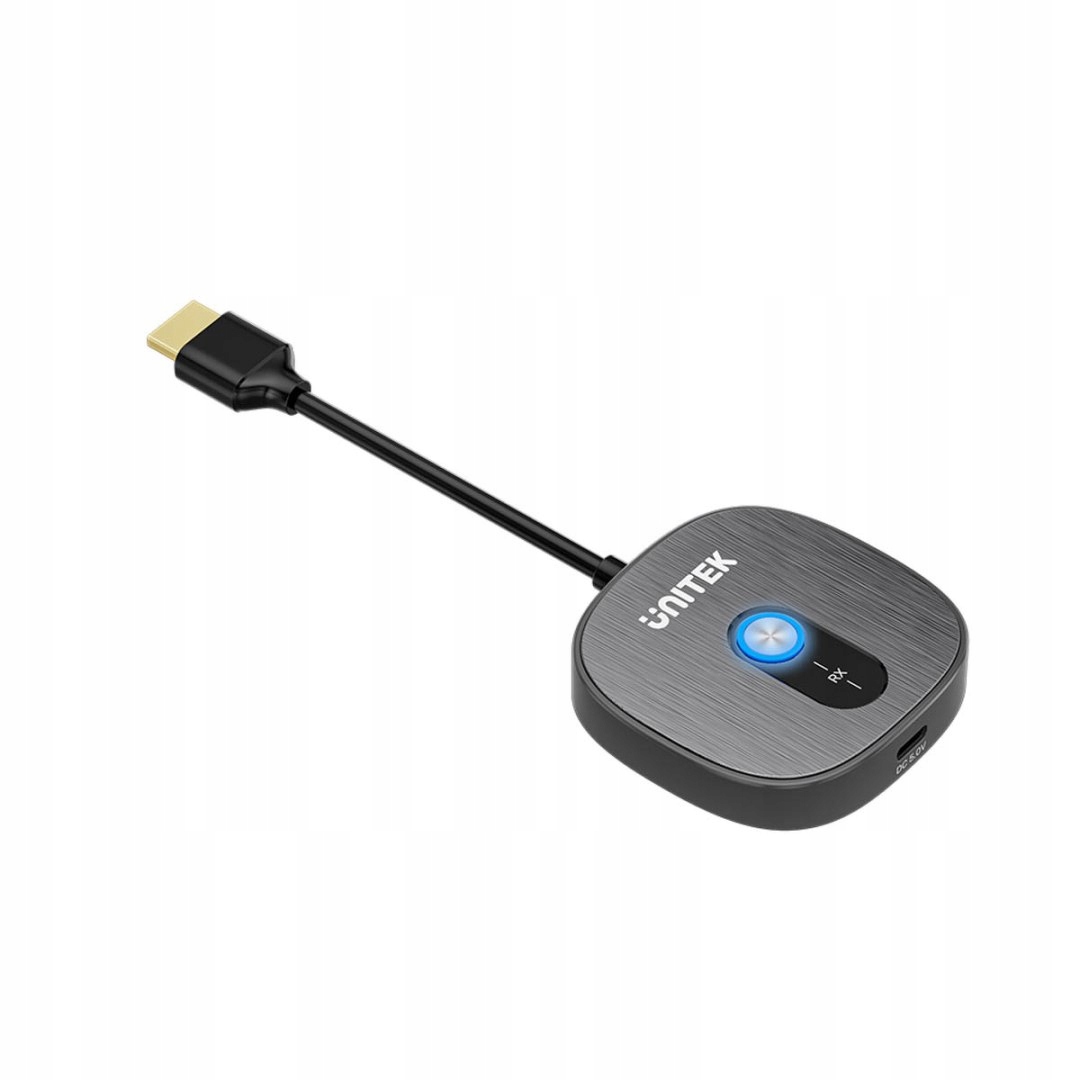 Unitek Dodatkowy odbiornik bezprzewodowy Hdmi do nadajnika V1711A, czarny