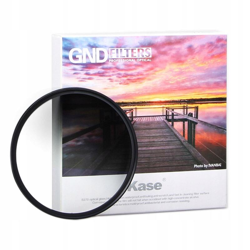 Poloviční šedý filtr Kase Soft Gnd 1.2 Nano Coating 67 mm