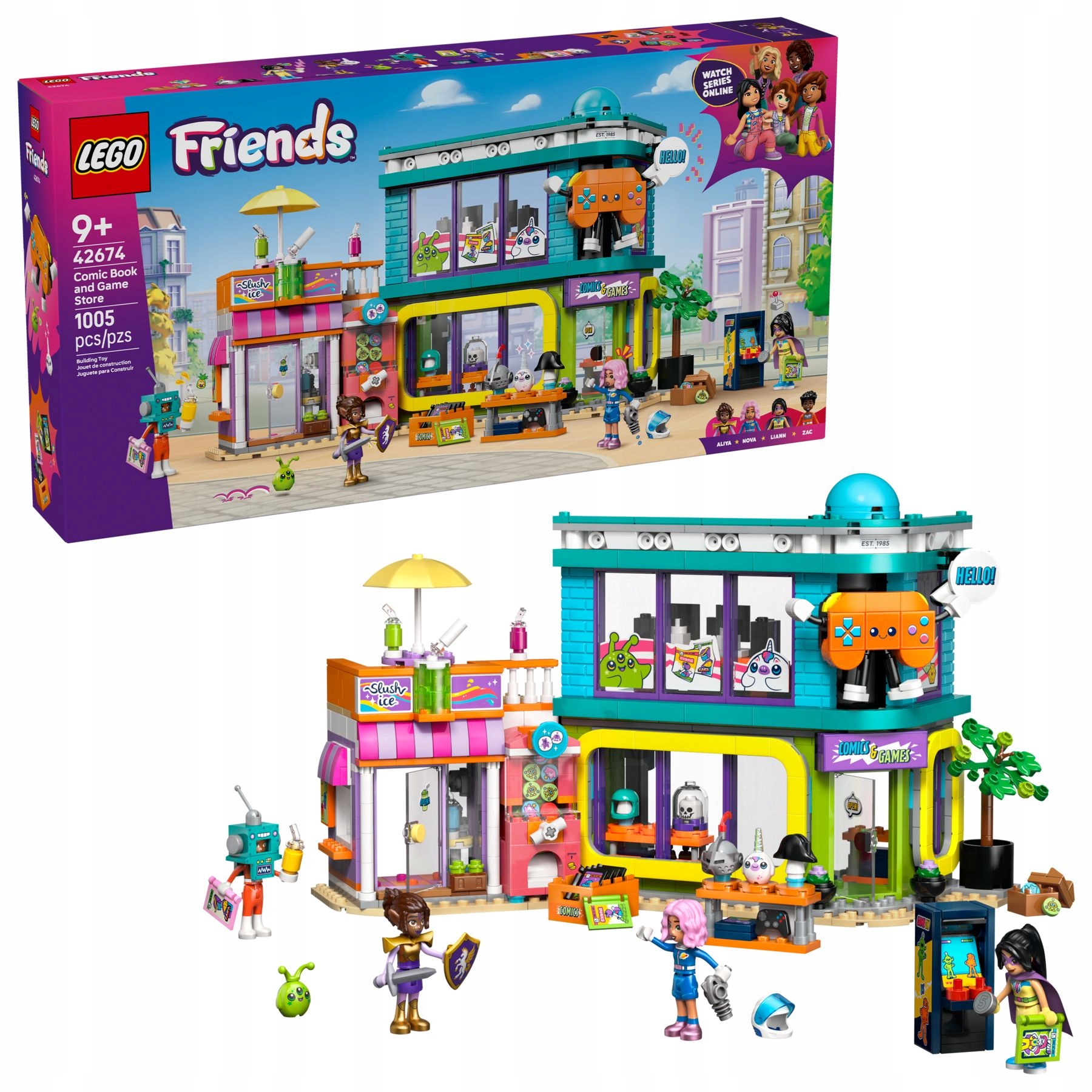 Lego Friends 42674 Sklep z grami i komiksami