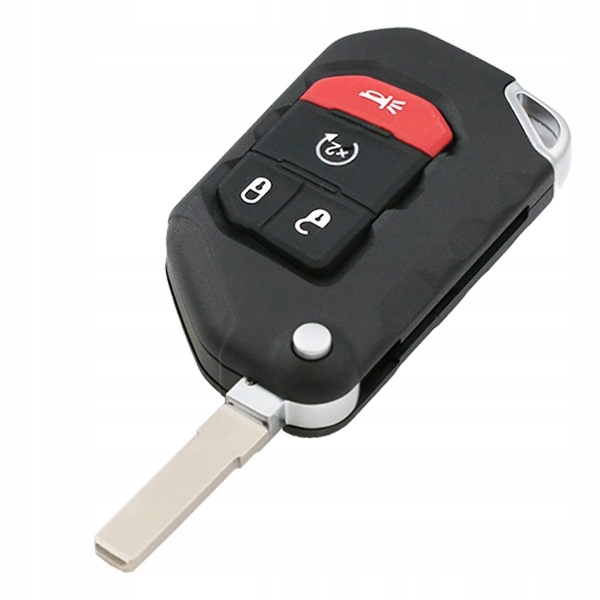 Pouzdro Dálkového Ovládání Klíčku Jeep 3 Tlačítka Panic SIP22 Vysoká Kvalita Nová