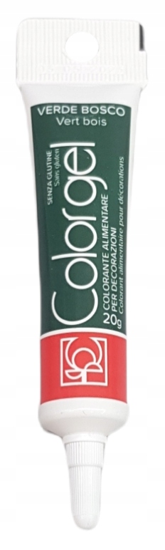 Barwnik Spożywczy w Żelu do Masy Kremu Ciasta MODECOR ZIELONY CIEMNY 20g