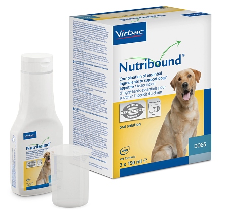 Virbac Nutribound 3 x 150 ml pro psy