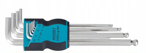 ZESTAW KLUCZY TRZPIENIOWYCH 9SZT HAZET