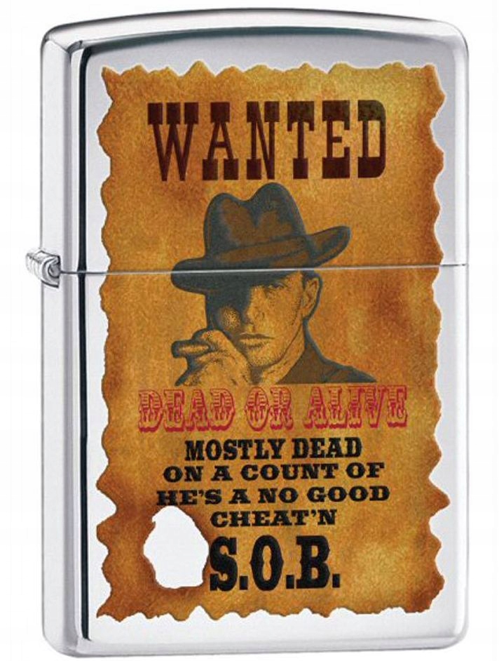 Zippo Zapalniczka 28289 Wanted Poszukiwany!