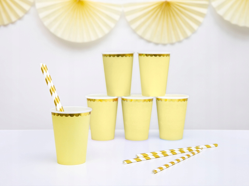 Słomki papierowe rurki do picia napoi tęczowe mix Marka inna marka