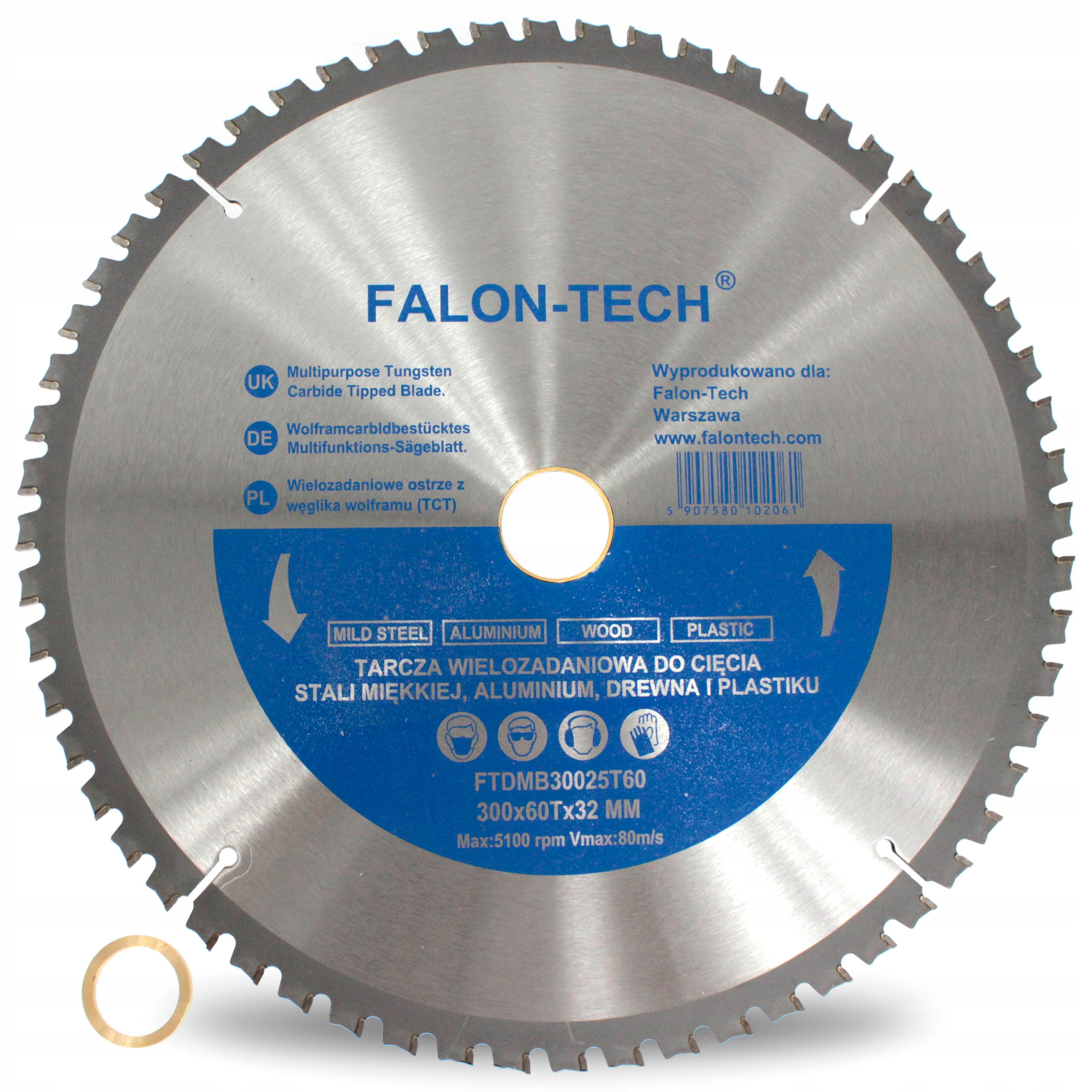 

Tarcza Piła Wielozadaniowa Tct Falon-tech 300 60z