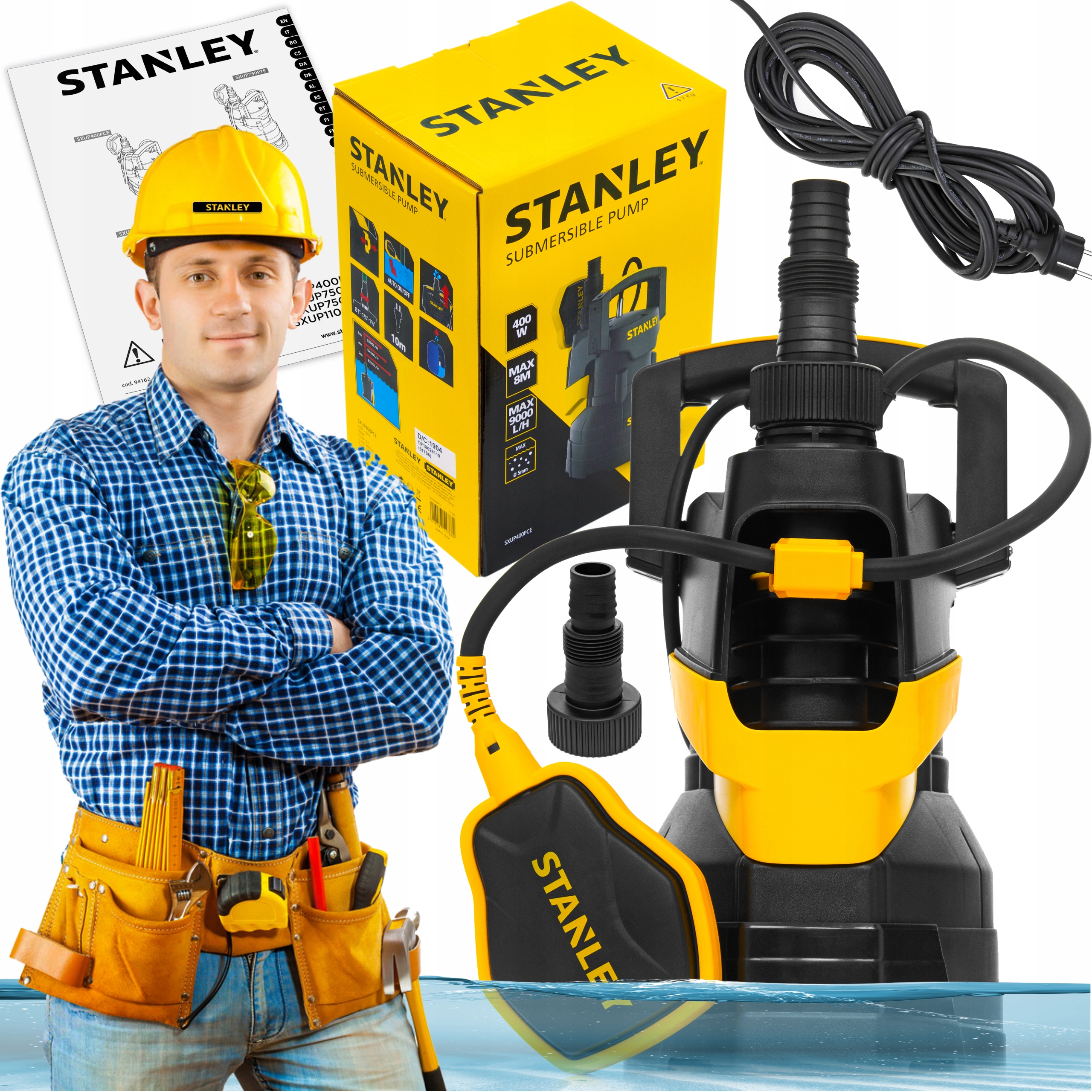 

Pompa Do Wody Brudnej Czystej Stanley 9000L Pływak