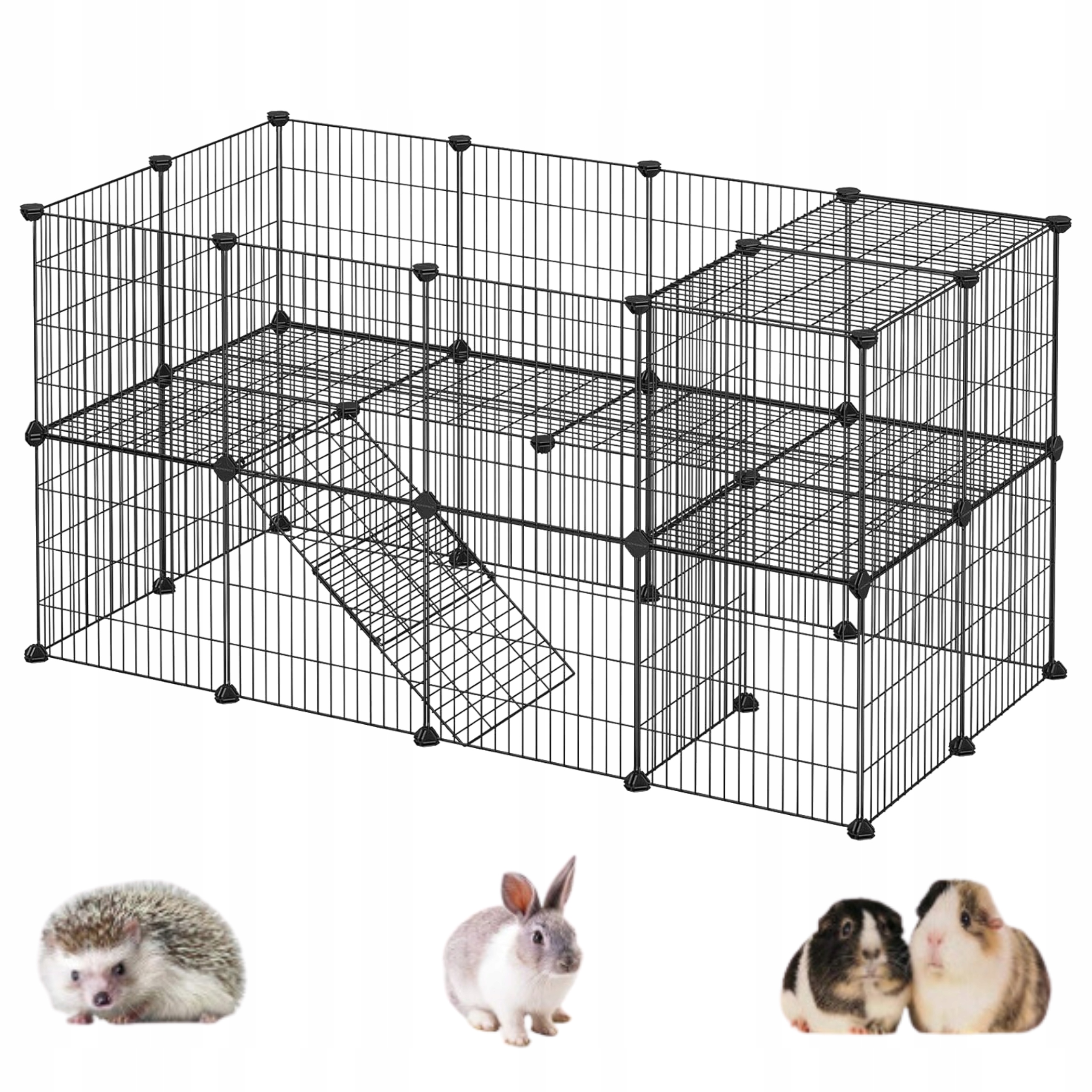 Levně Modulární Klec Pro Hlodavce Dvouúrovňový Výběh