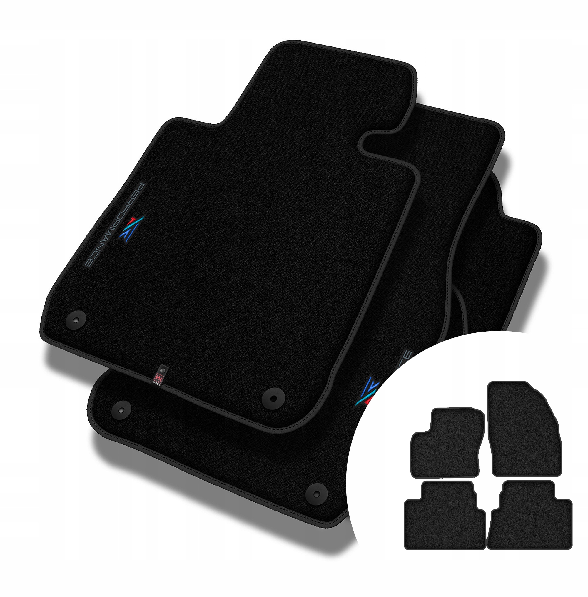 Velúrové koberčeky Performance Premium pre Ford Fiesta V 2005-2008