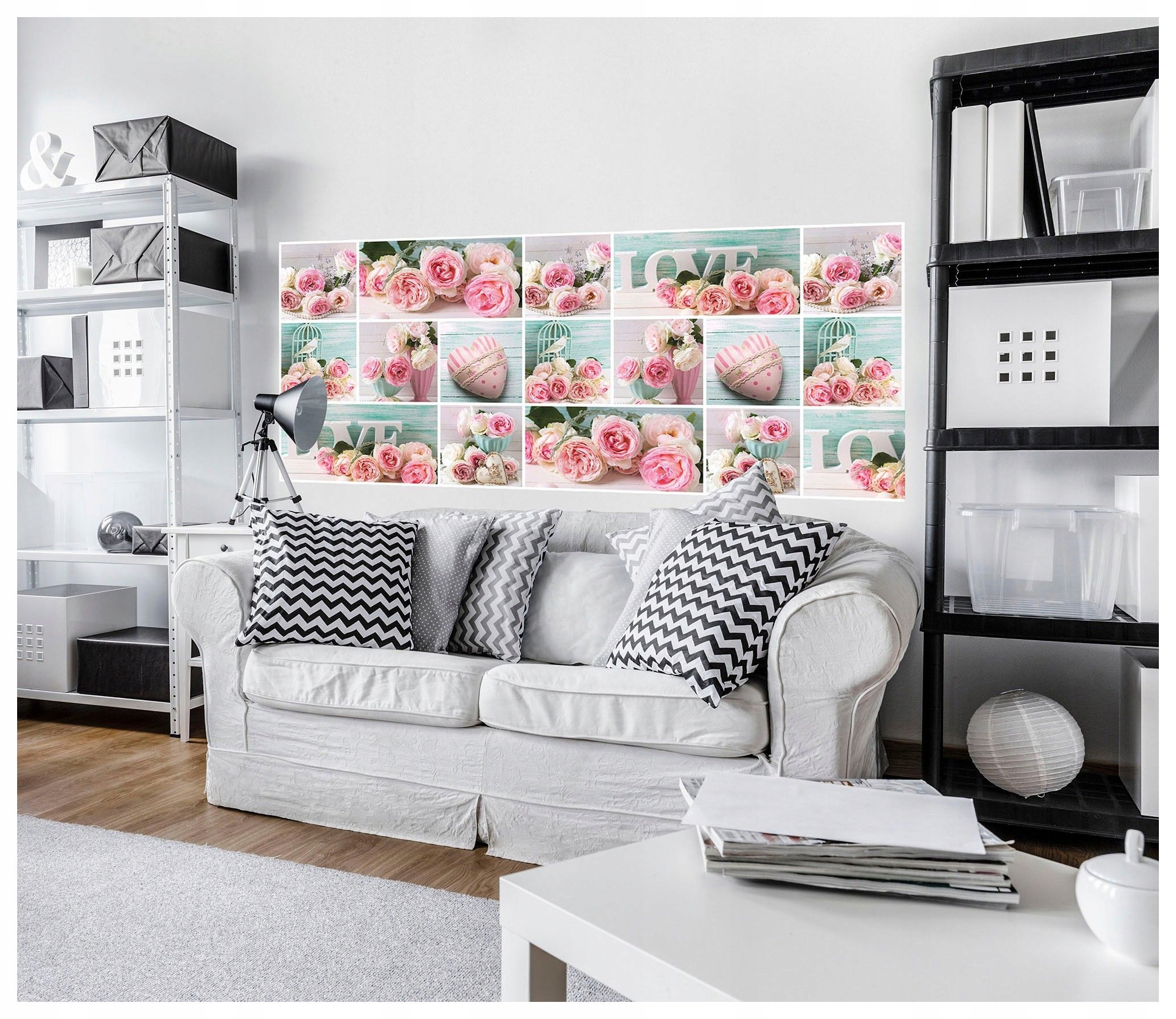 Fototapeta Růže srdce a láska Romantická dekorace 250x104 lepidlo