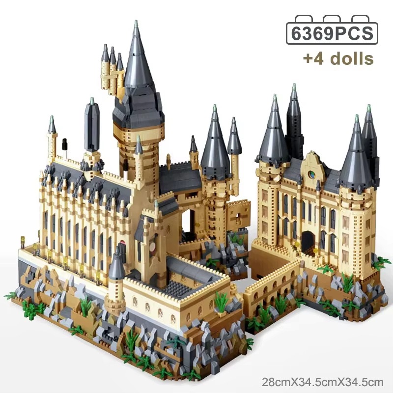 Klocki mikro Magiczny Zamek 6369 elementów – model do składania