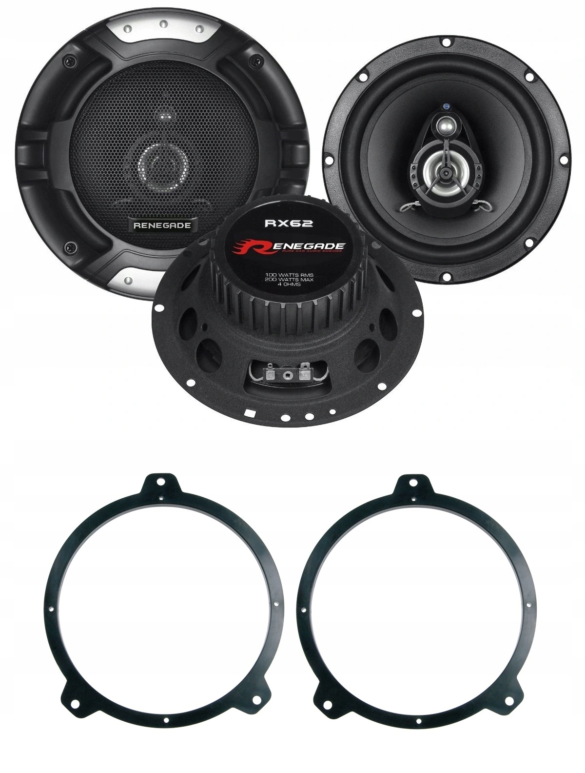 Renegade RX62 Reproduktory 165 mm 2cestné Distanse Bmw 3 E46 1998-2007