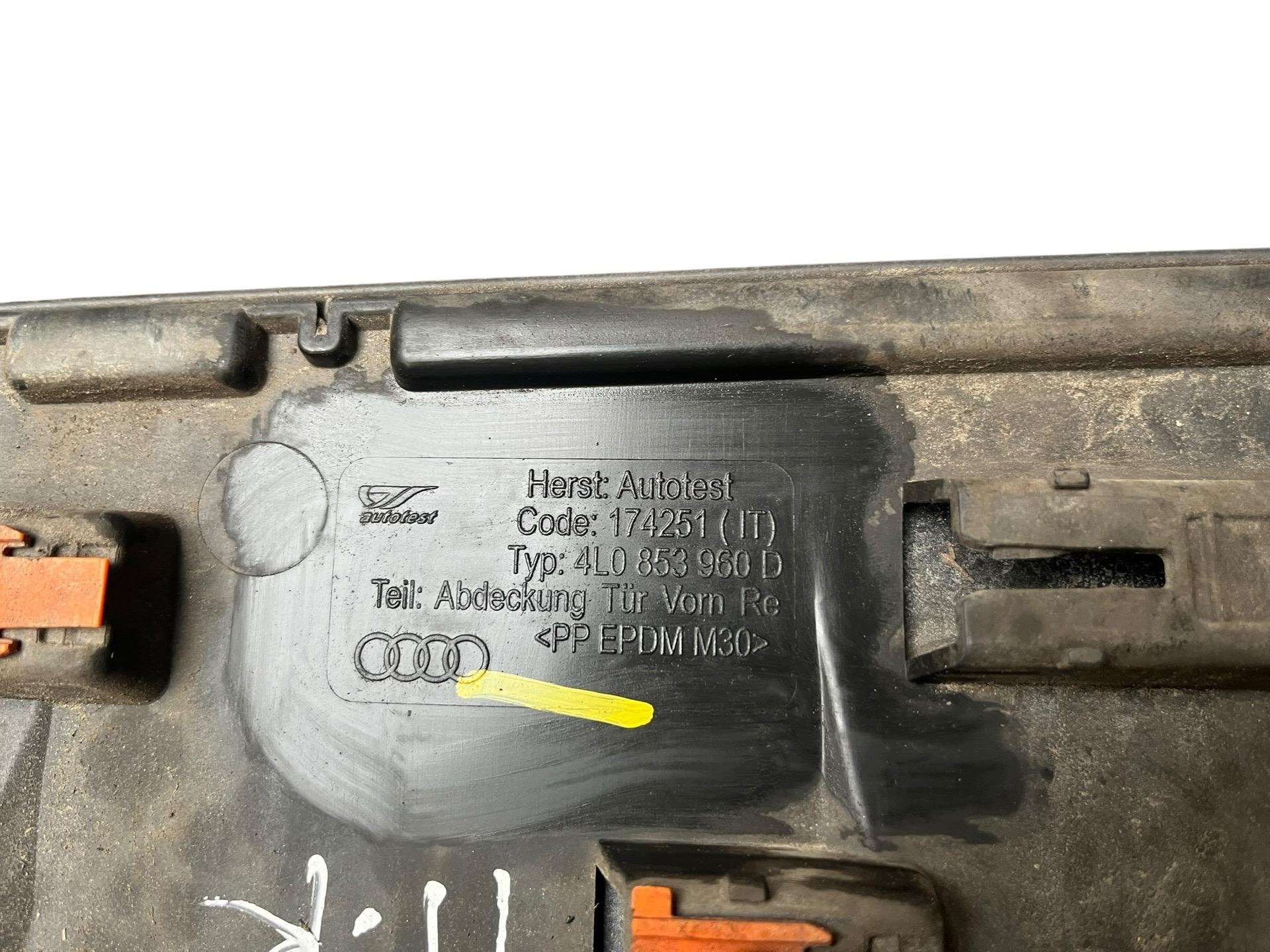 moulding door front Audi Q7 4L 2007 4L0853960D