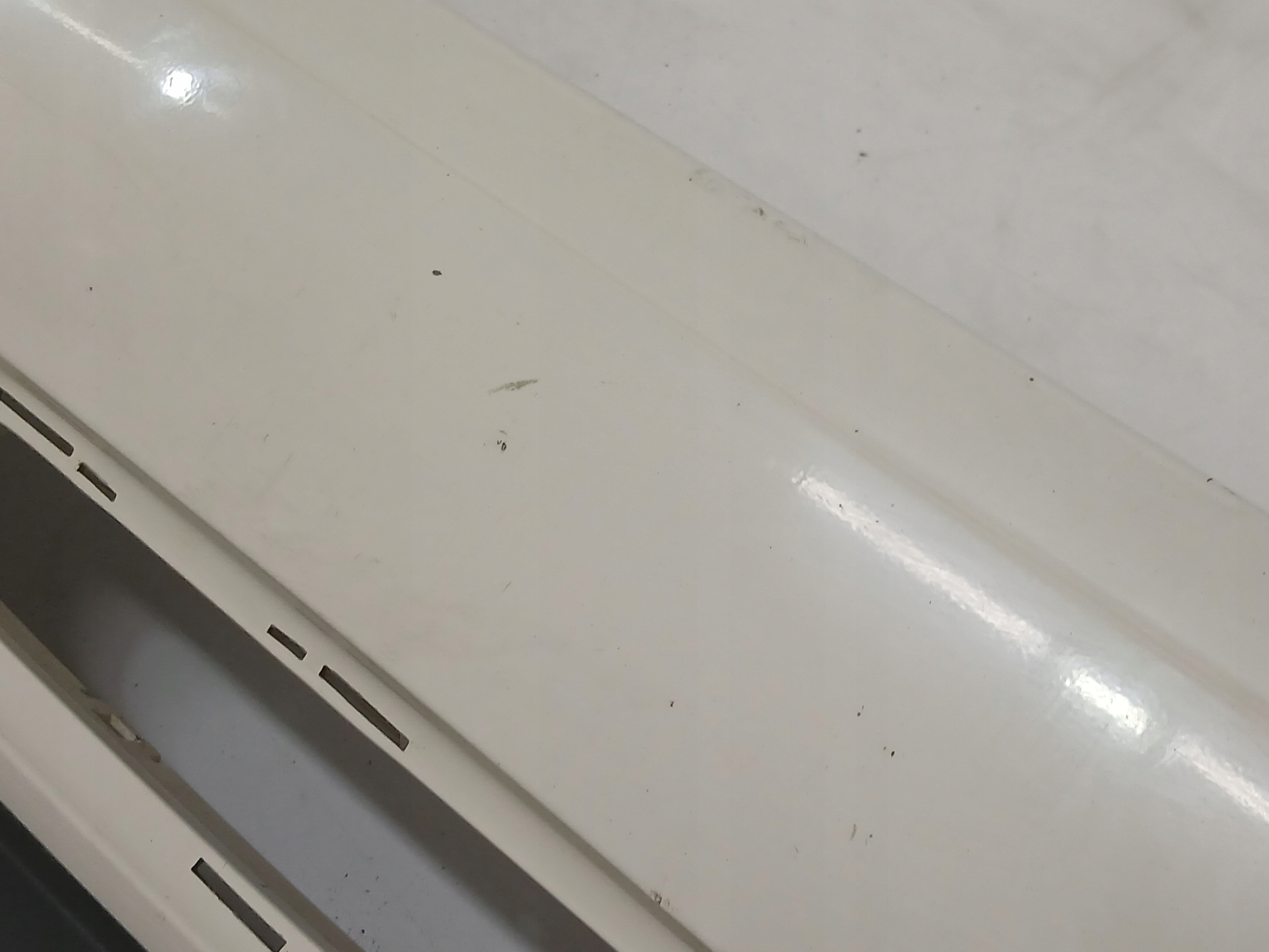 bumper rear MINI R56 PEPPER WHITE