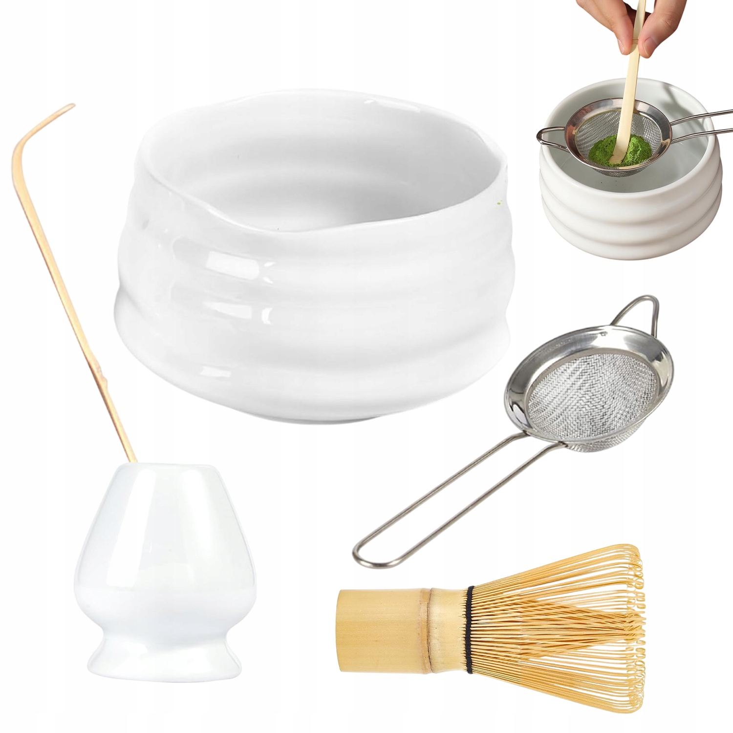 Trzepaczka Do Matchy, Bambusowa Miotła Do Herbaty Matcha, Tradycyjny Zestaw