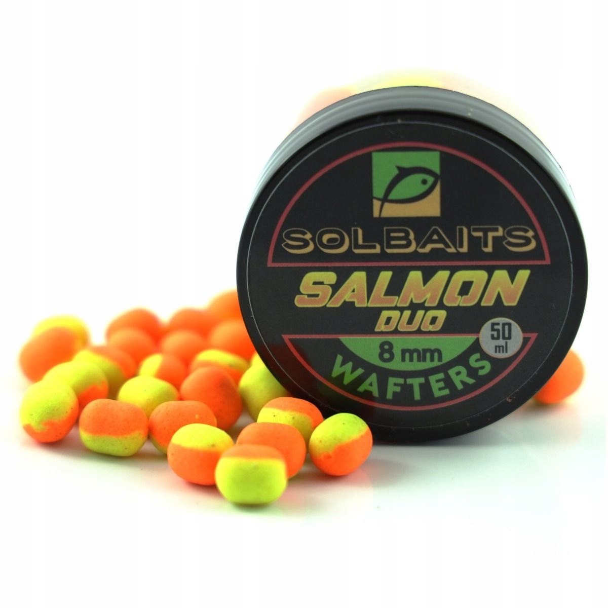 Solbaits Wafters 8mm Salmon Duo Orange Yellow