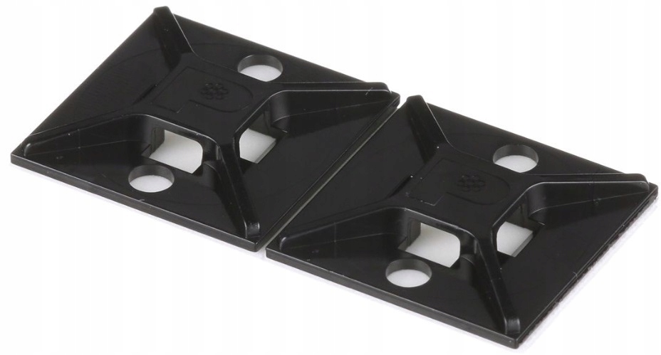 KLEJONE MOCOWANIE UCHWYT DO OPASKI TRYTKI 500SZT 25X25MM