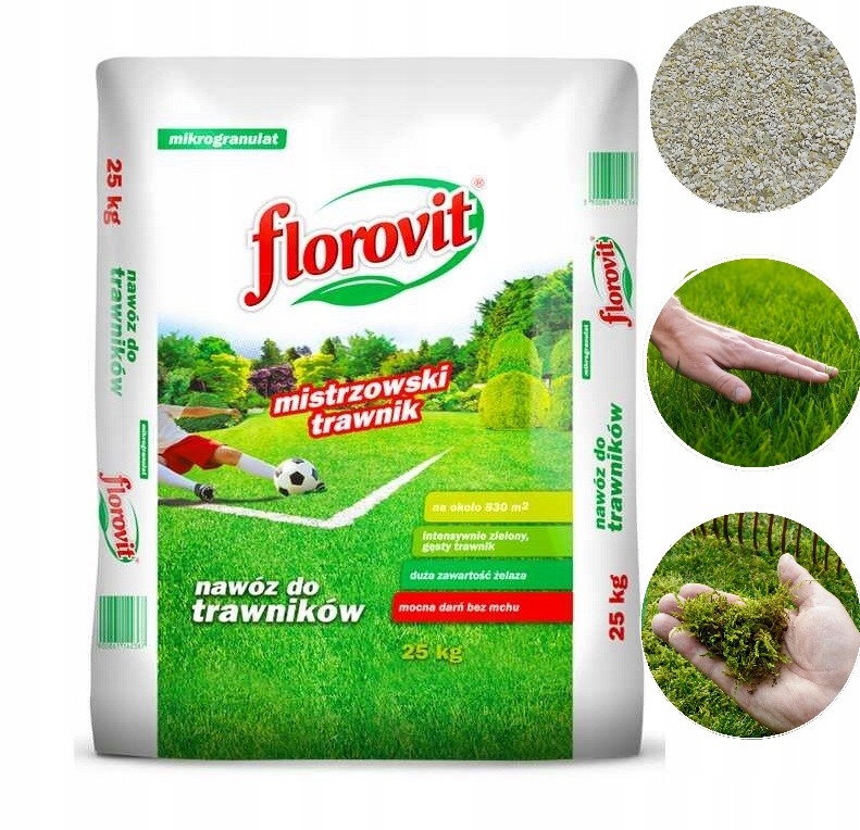 Florovit Nawóz do trawy Mistrzowski Trawnik 25 kg