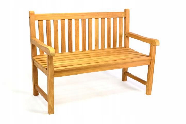 Zahradní lavice Divero 2-místná masivní 120 cm