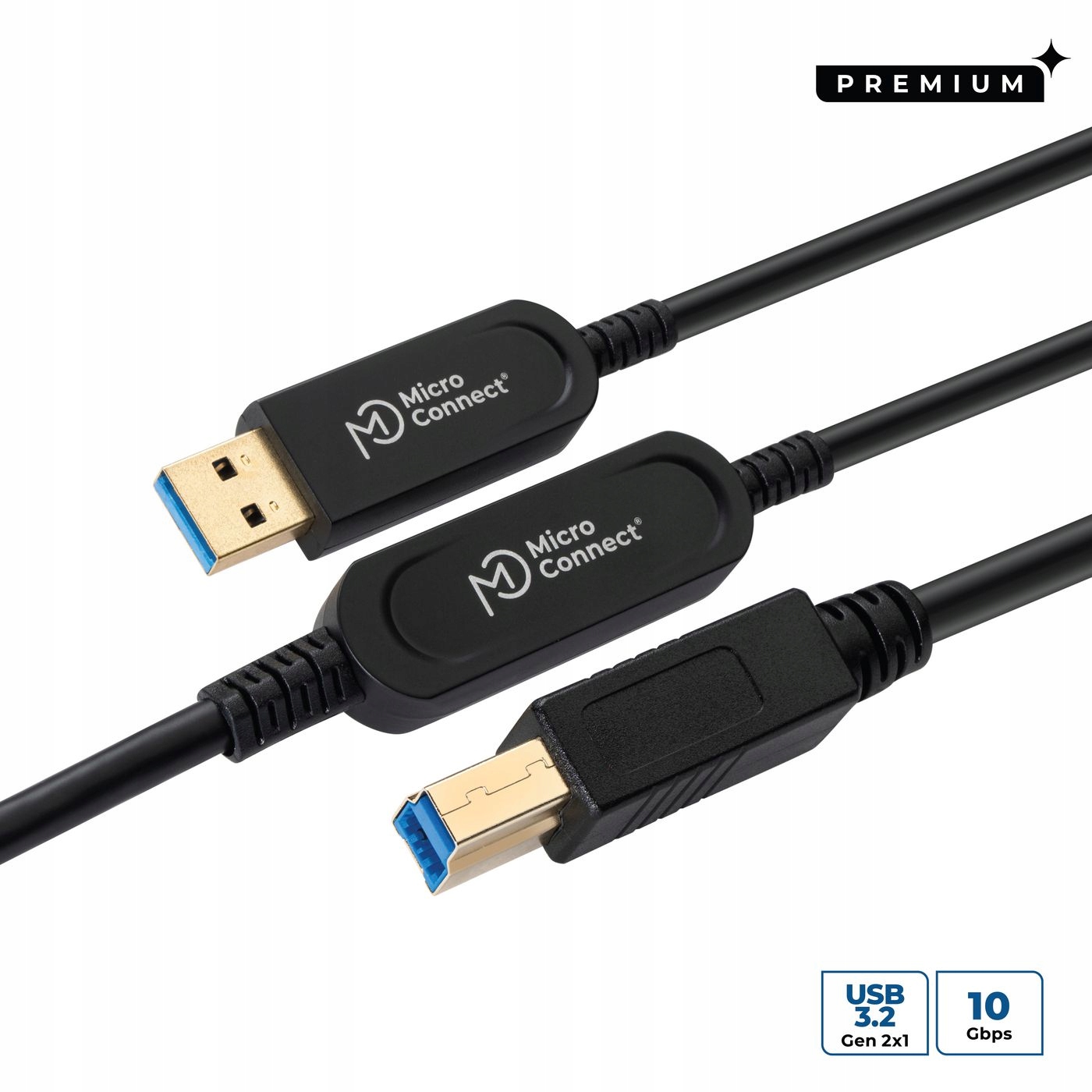 MicroConnect Premium Optic Usb kabel 3.2