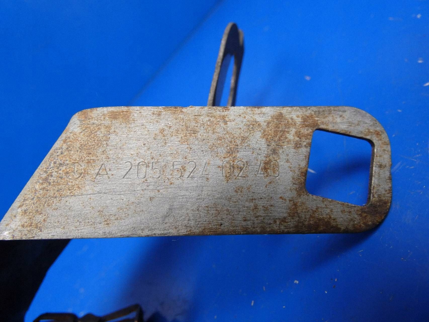 MERCEDES C class W205 holder bracket covers below engine bumper front