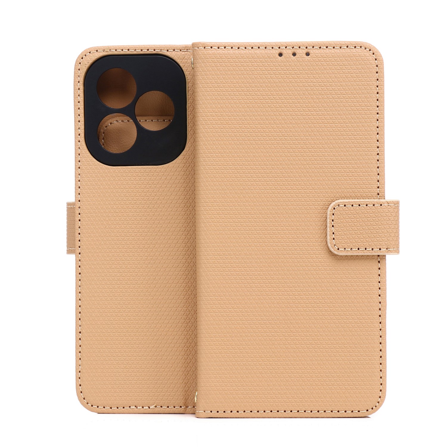 Etui Smart Triangle do Honor 600 lite brązowe Tfo