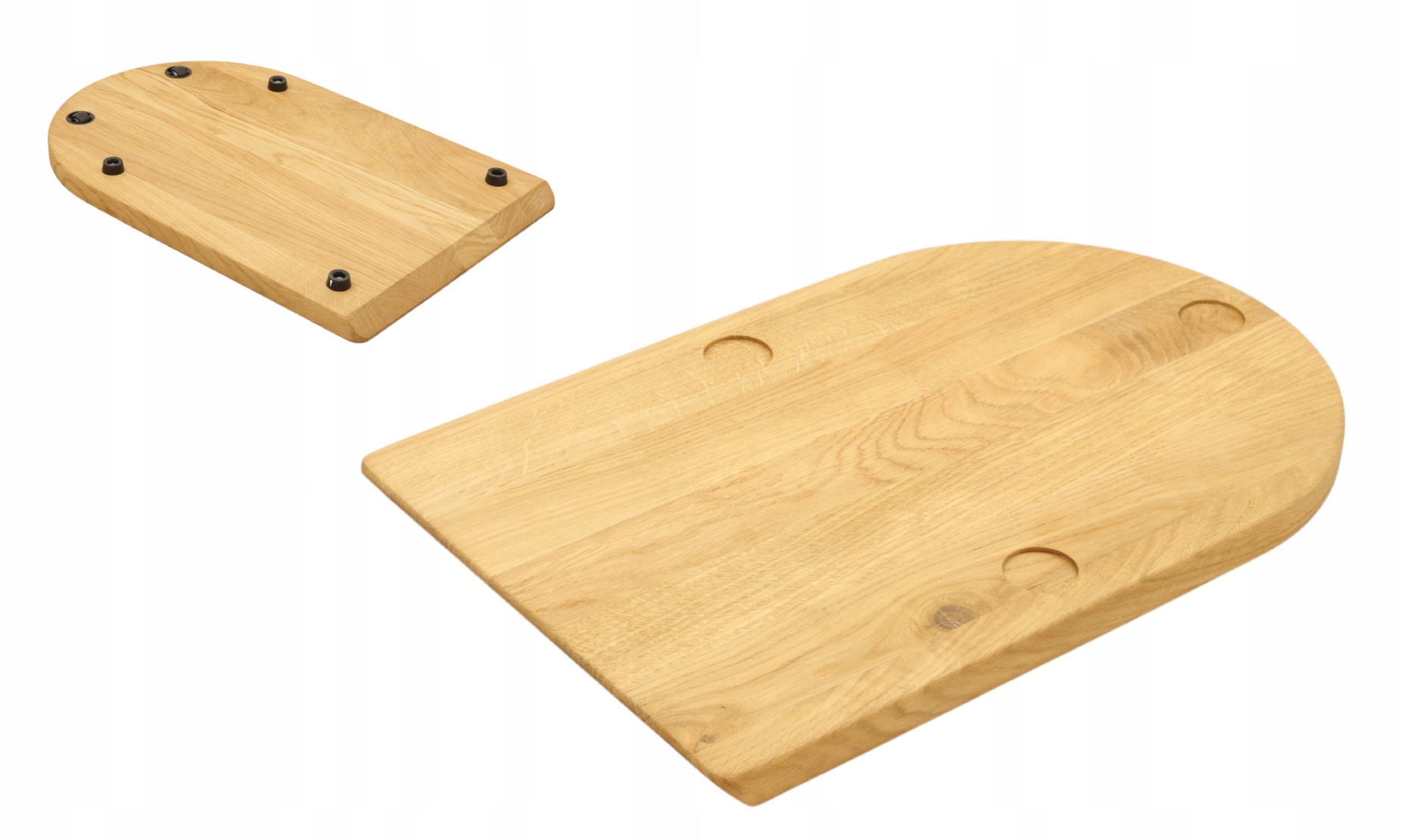 Dřevěná Dubová Deska Olejovaná Pod Thermomix 7 S Kolečky TM7, podložka