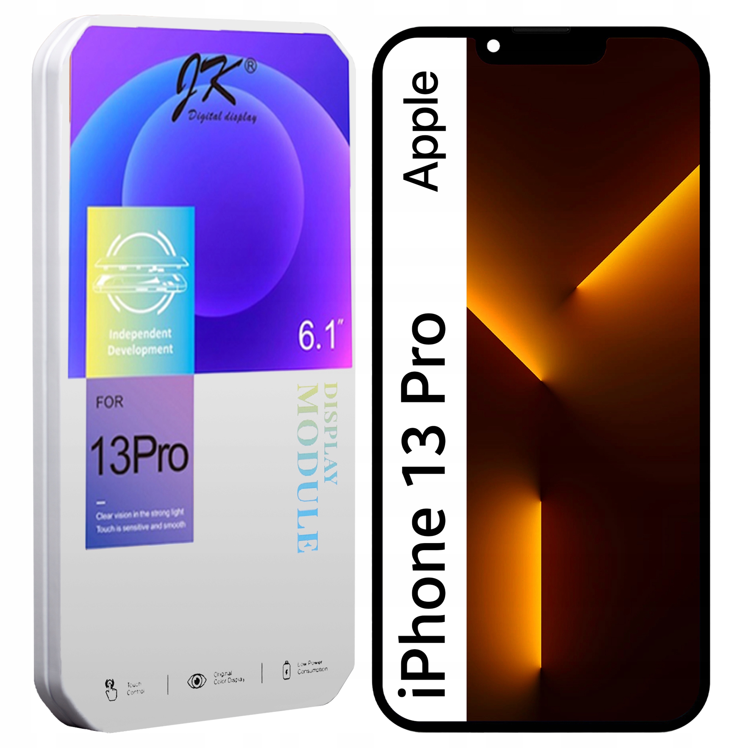 Incell Jk pre iPhone 13 Pro LCD displej Digitizer Dotyk Darček