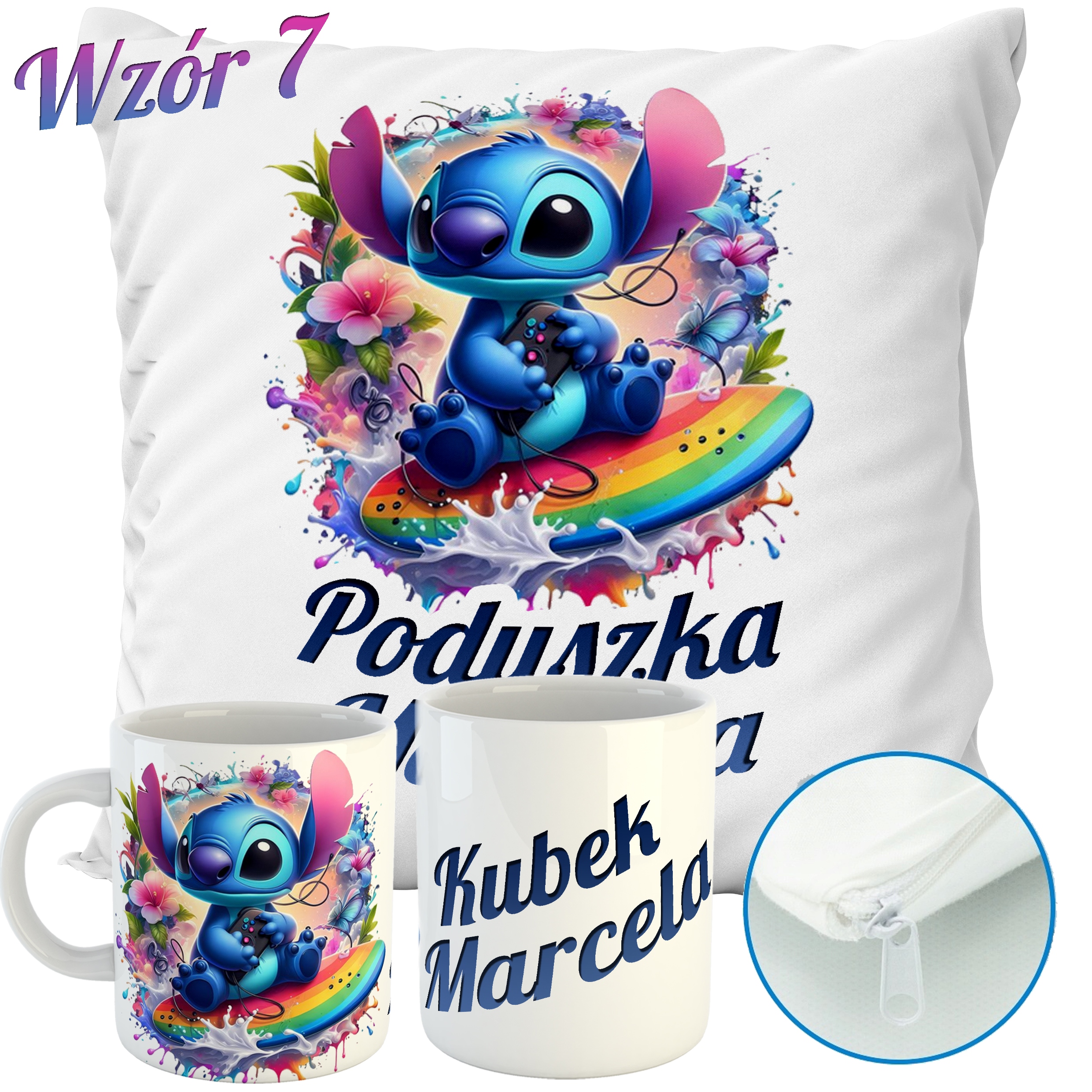 ZESTAW PODUSZKA + KUBEK LILO I STITCH OHANA IMIĘ PREZENT WZORY 2 Producent wyrobu medycznego MamoToChce