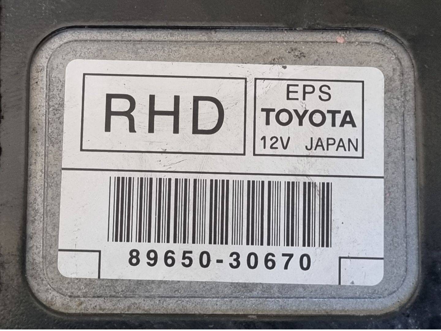 Module Direction assistée Volant Lexus GS 3 S190 2007 89650-30670