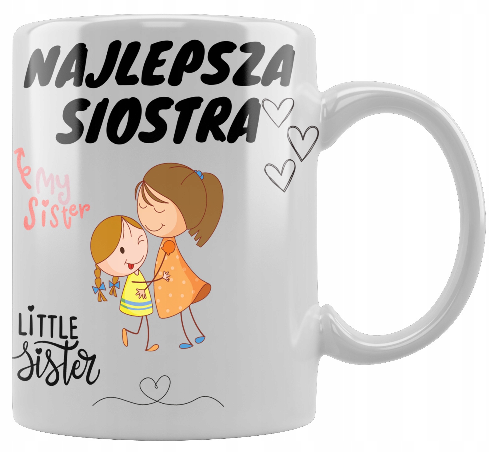

Kubek Z Nadrukiem Najlepsza Siostra