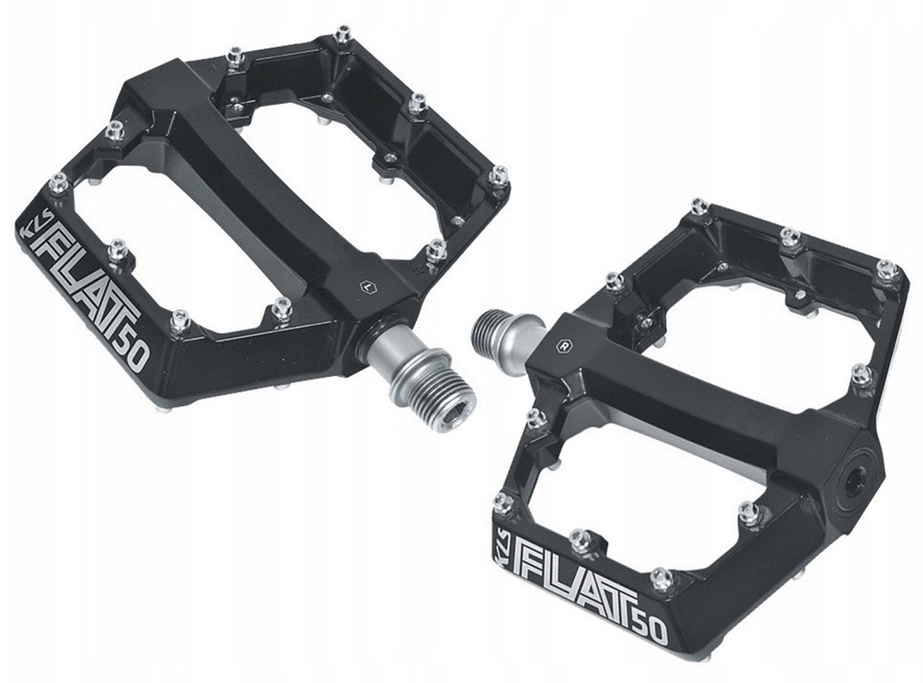 Pedały platformowe Kellys Flat 50 black maszynowe
