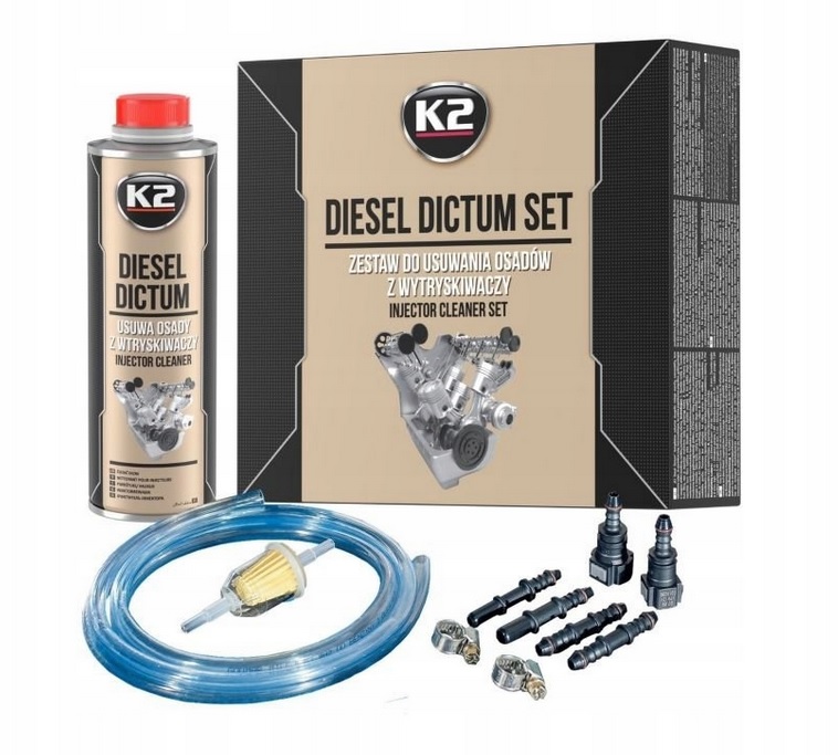 

K2 Diesel Dictum czyszczenie wtryskiwaczy Zestaw