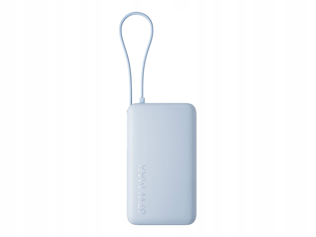 Powerbanka Xiaomi 67W 10000 mAh s vestavěným kabelem Barva: Ice Blue
