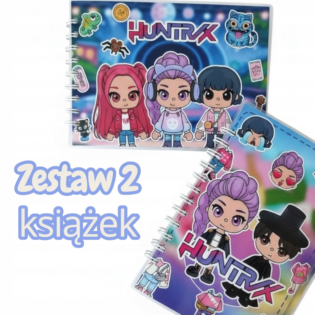 Kniha na suchý zip album K-pop formátu A5 huntrix
