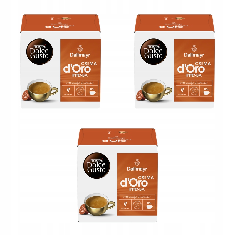 Nescafé Dolce Gusto Dallmayr Crema d'Oro Intensa 112g X3