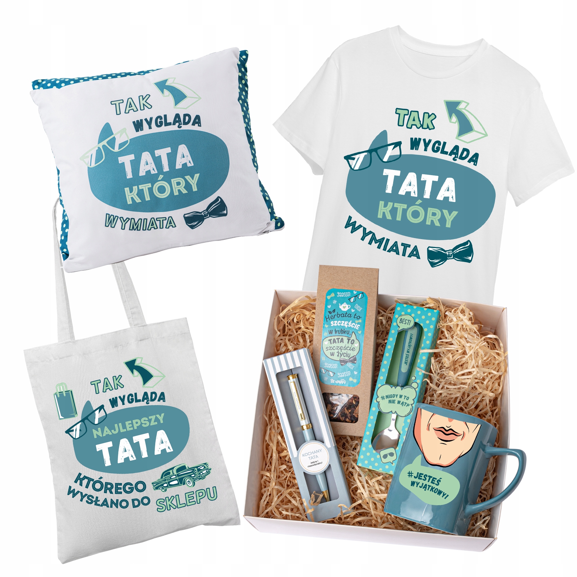 

Na Dzień Ojca Dla Taty Zestaw Kubek Tata