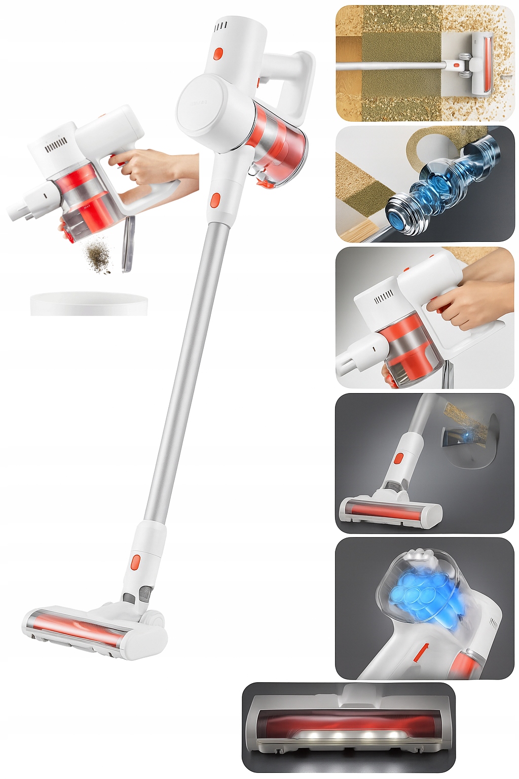 Vysavač Xiaomi G20 Lite Led Baterie 40 Min Bílá