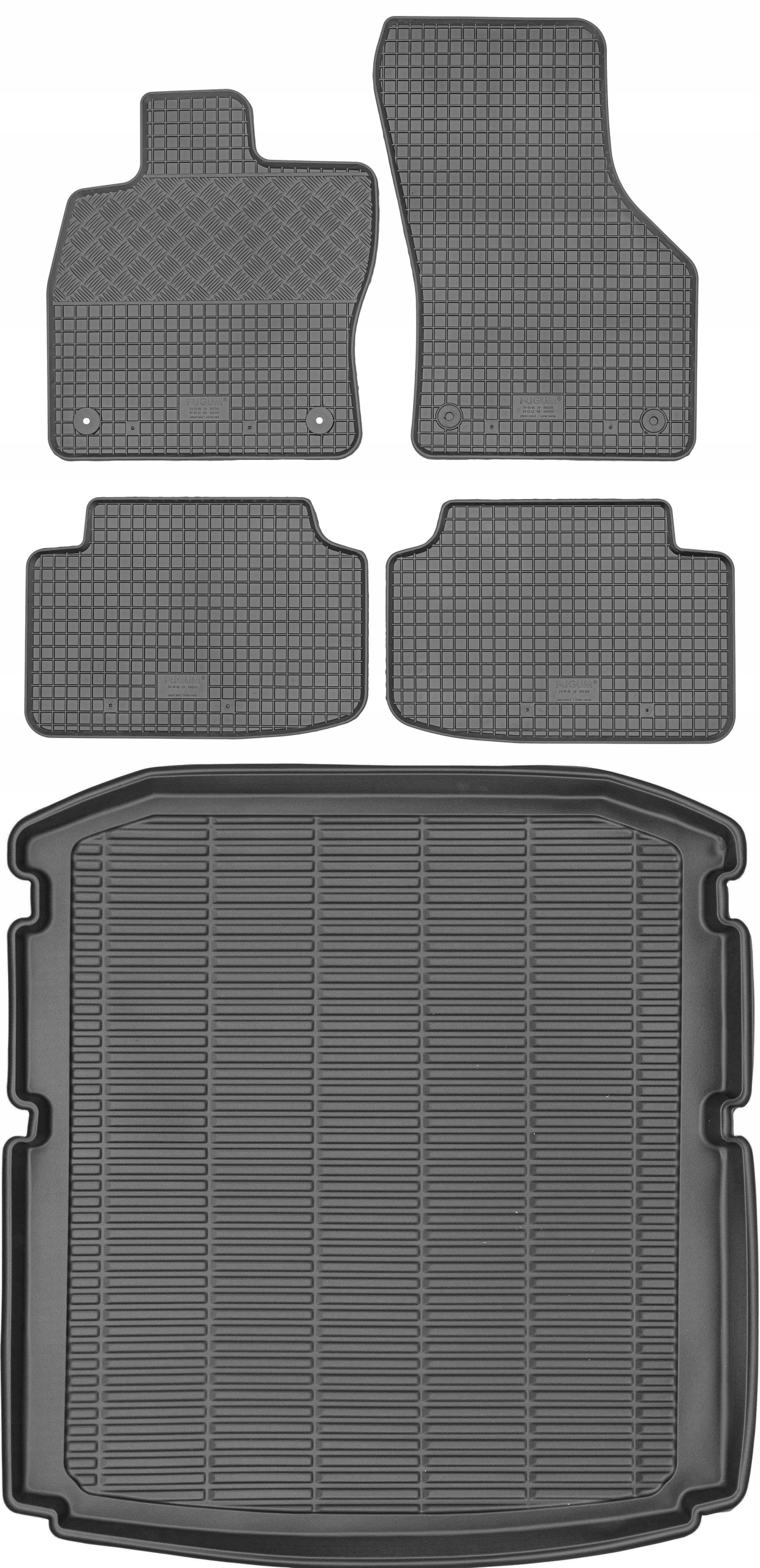 Škoda Octavia IV Ambition 2020 Sada Gumové rohože rohož