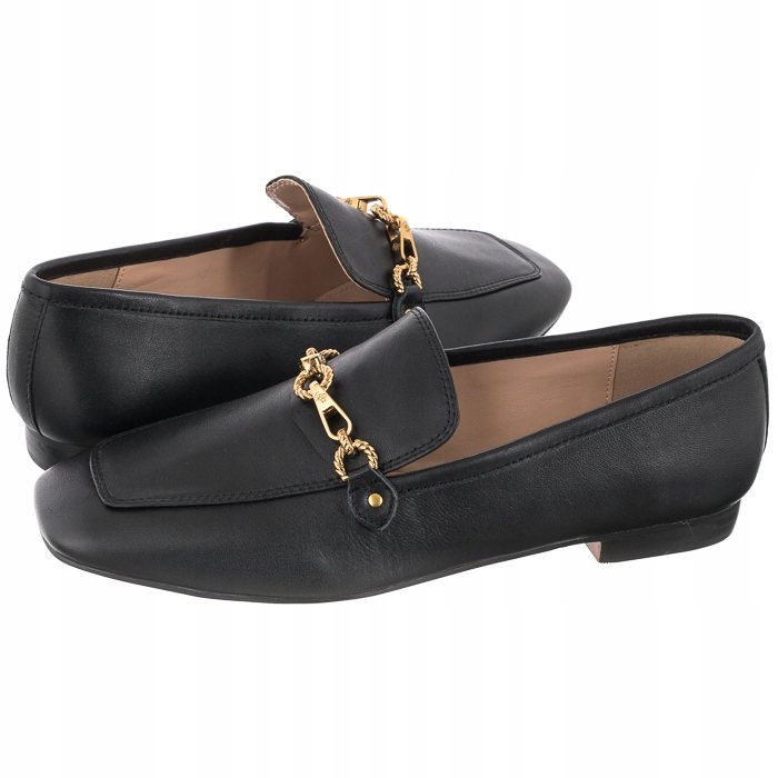 Dámské kožené boty Mokasíny Guess Marta FL6MRT černé