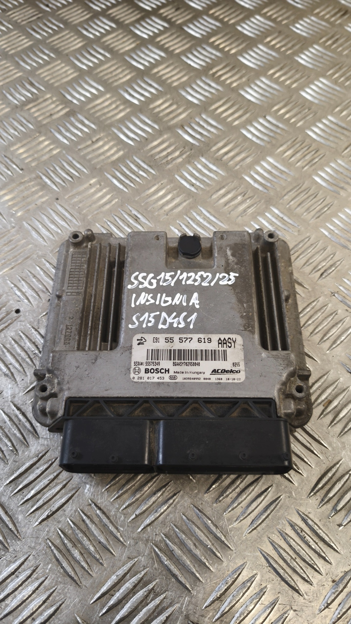 computer control unit OPEL INSIGNIA A 2010r 2.0CDTI 55577619 AASY