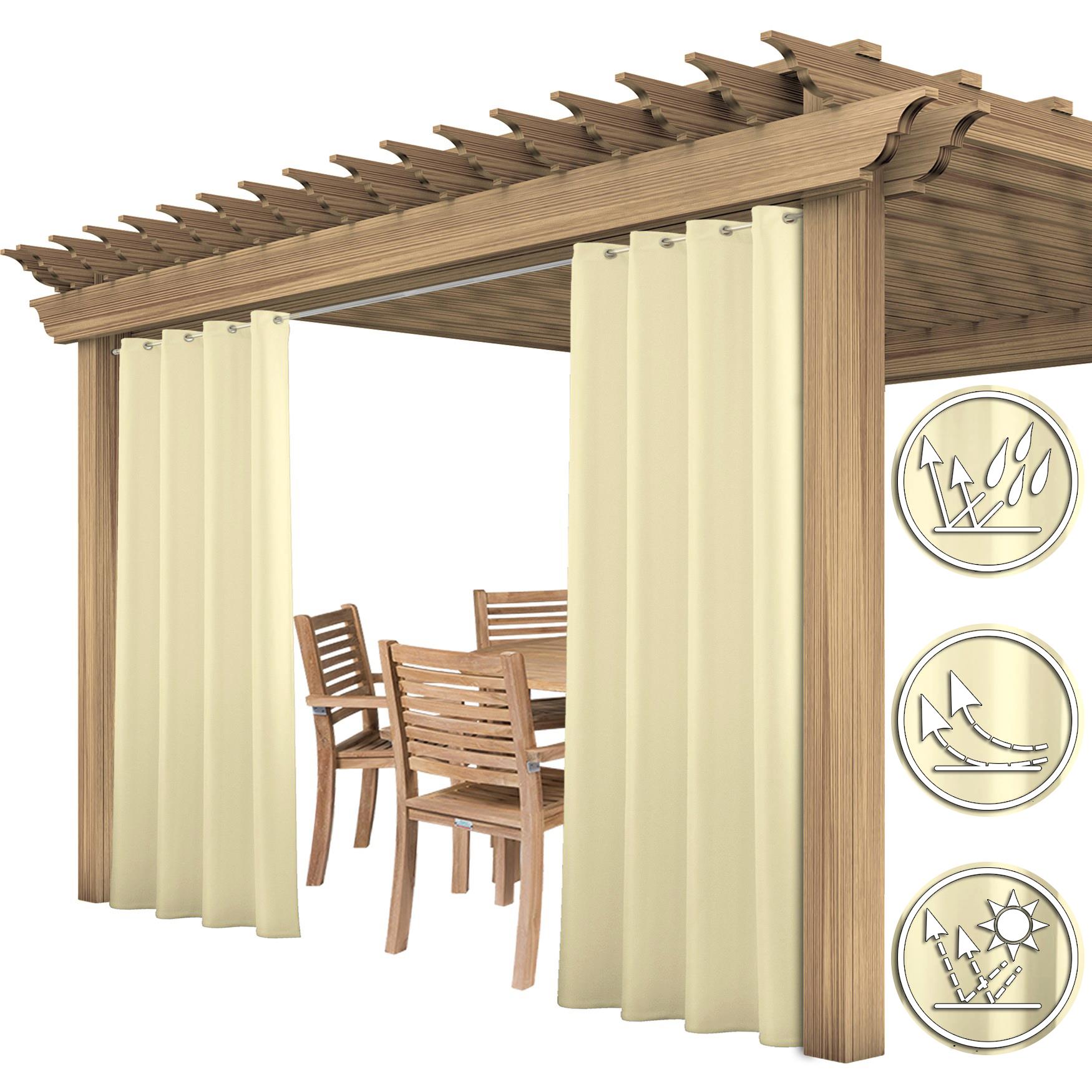 ZASŁONY OGRODOWE 155x180 DO ALTANY TARASU OGRODU