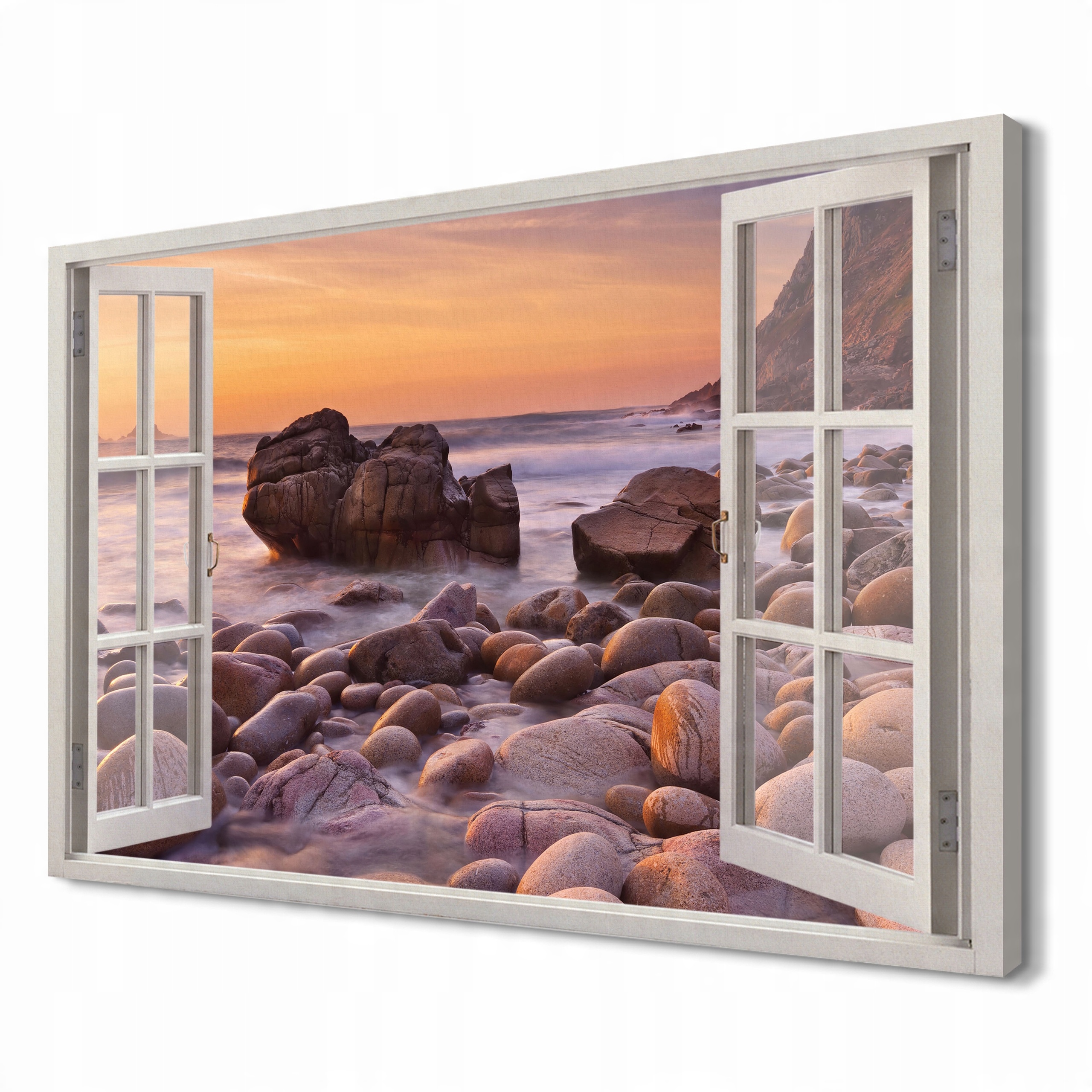 

Skalista plaża Obrazy drukowane na płótnie 120x80